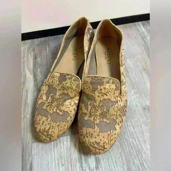 Sesto Meucci Cork Flats 8N - Picture 1 of 8